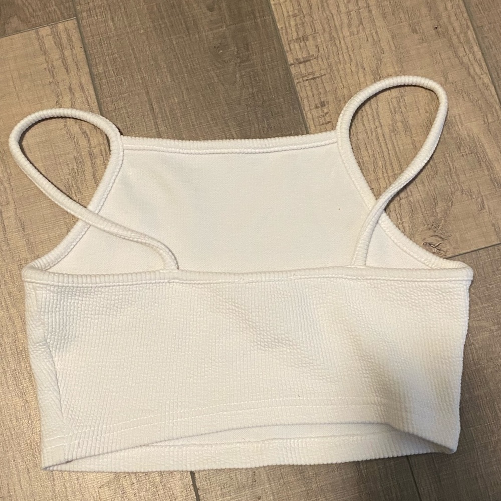 Topshop Ribbed Crop Top - Picture 5 of 7